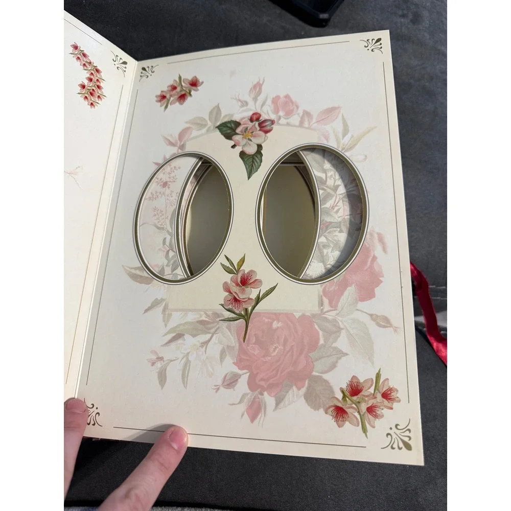Robert Frederick Family Photograph Album Vintage Floral Die Cut Frames 1999